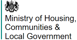 Department for Levelling Up, Housing & Communities logo